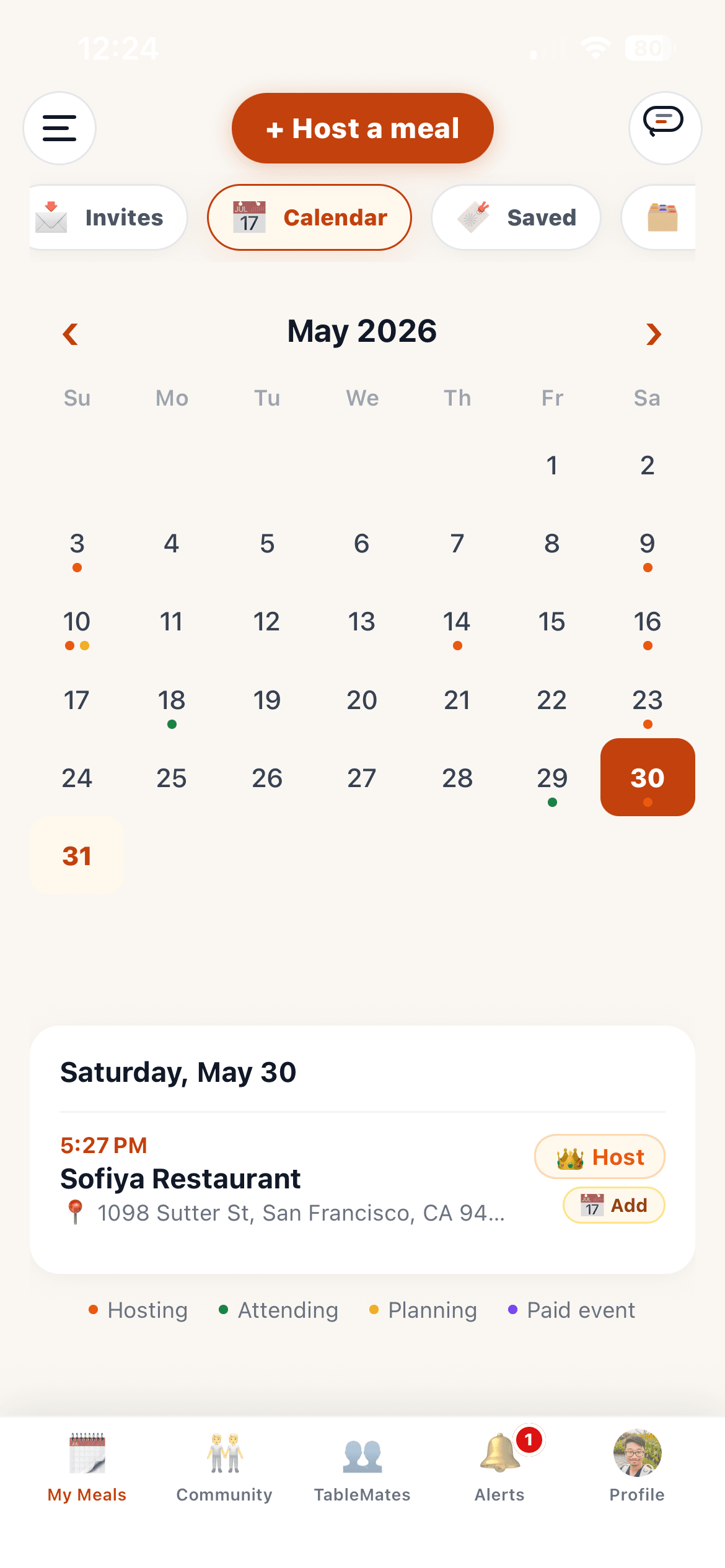 Calendar View